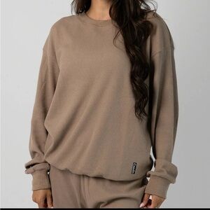 Tan Long Sleeve Top
